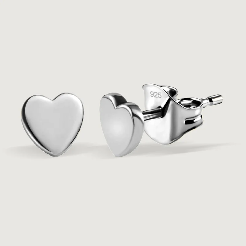 Dainty And Elegant Jewelry Now At Reduced Prices Little Heart Stud Earrings
