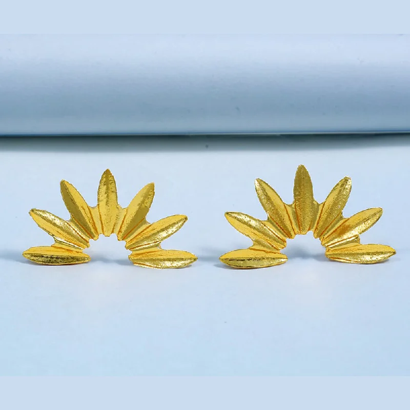 Discover Unique Jewelry With Special Limited-Time Offers Manath Jewels Gold Plated Matte Finish Korean Style Stud Earrings Discover Unique Jewelry With Special Limited-Time Offers Manath Jewels Gold Plated Matte Finish Korean Style Stud Earrings