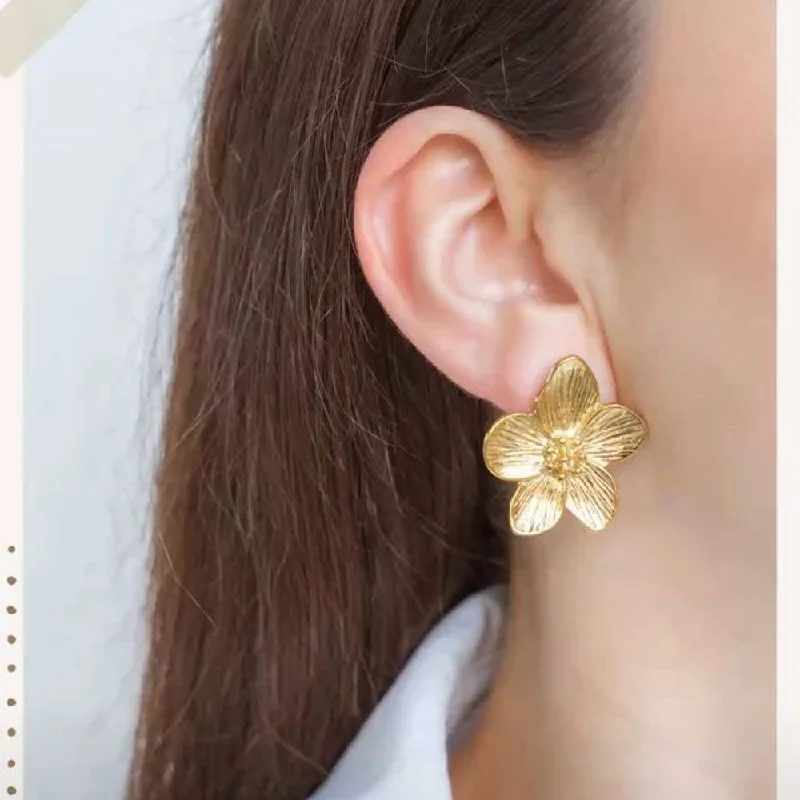 Shine In Style – Shop Jewelry Discounts Today Manath Jewels Gold Plated Matte Finish Korean Style Stud Earrings Shine In Style – Shop Jewelry Discounts Today Manath Jewels Gold Plated Matte Finish Korean Style Stud Earrings