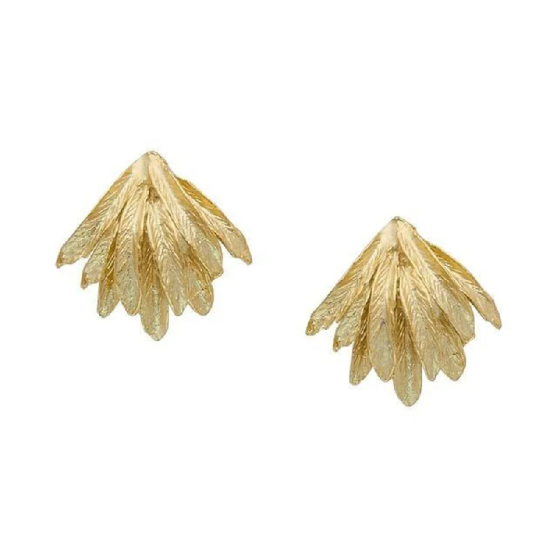 Breathtaking Jewelry At Limited-Time Savings Manath Jewels Gold Plated Matte Finish Korean Style Stud Earrings Breathtaking Jewelry At Limited-Time Savings Manath Jewels Gold Plated Matte Finish Korean Style Stud Earrings