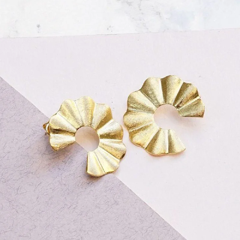 Limited-Time Jewelry Discounts – Shine Without The Splurge Manath Jewels Gold Plated Matte Finish Korean Style Stud Earrings Limited-Time Jewelry Discounts – Shine Without The Splurge Manath Jewels Gold Plated Matte Finish Korean Style Stud Earrings