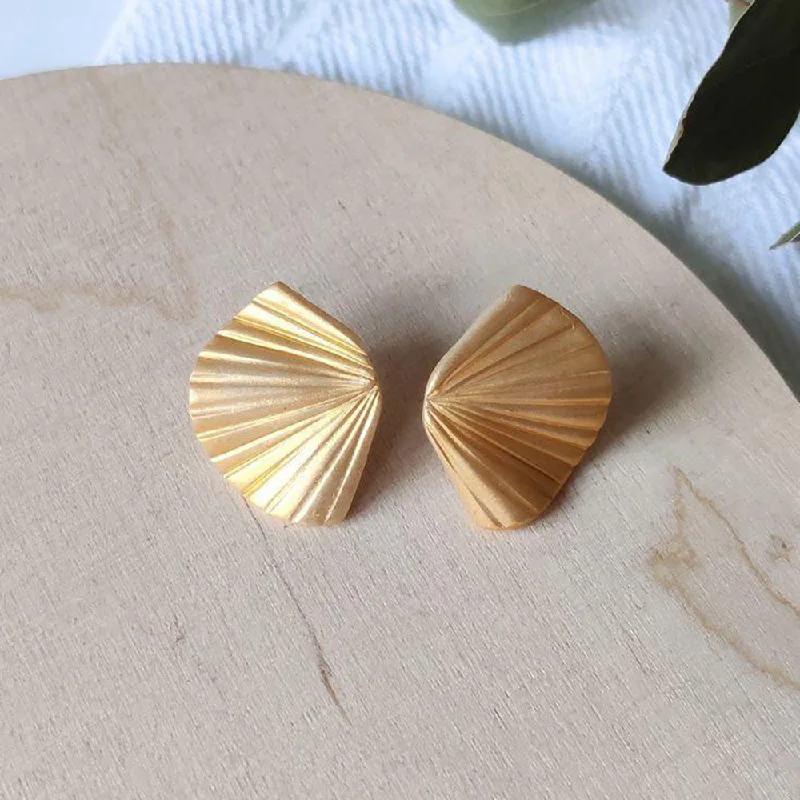 Exclusive Jewelry Sale – Grab Timeless Pieces Now Manath Jewels Gold Plated Matte Finish Korean Style Stud Earrings Exclusive Jewelry Sale – Grab Timeless Pieces Now Manath Jewels Gold Plated Matte Finish Korean Style Stud Earrings
