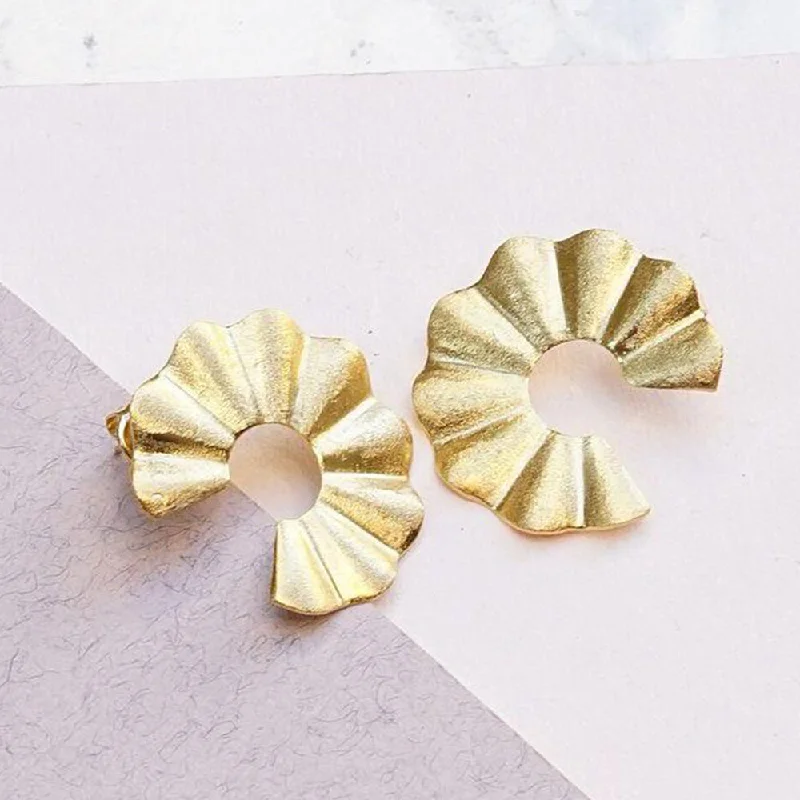 Get The Jewelry You Love At A Price You Love Manath Jewels Gold Plated Matte Finish Korean Style Stud Earrings Get The Jewelry You Love At A Price You Love Manath Jewels Gold Plated Matte Finish Korean Style Stud Earrings