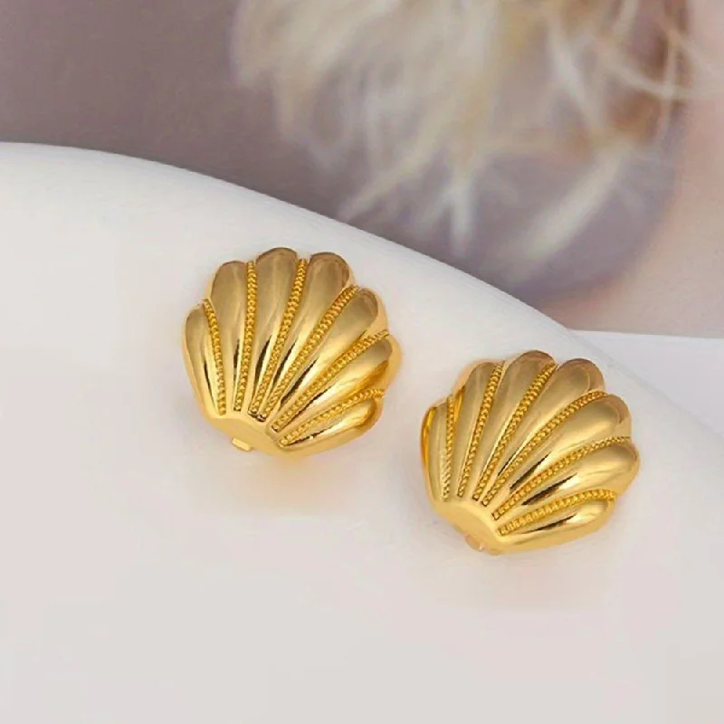 Timeless Elegance, Temporary Discounts – Act Fast Manath Jewels Gold Plated Matte Finish Korean Style Stud Earrings Timeless Elegance, Temporary Discounts – Act Fast Manath Jewels Gold Plated Matte Finish Korean Style Stud Earrings