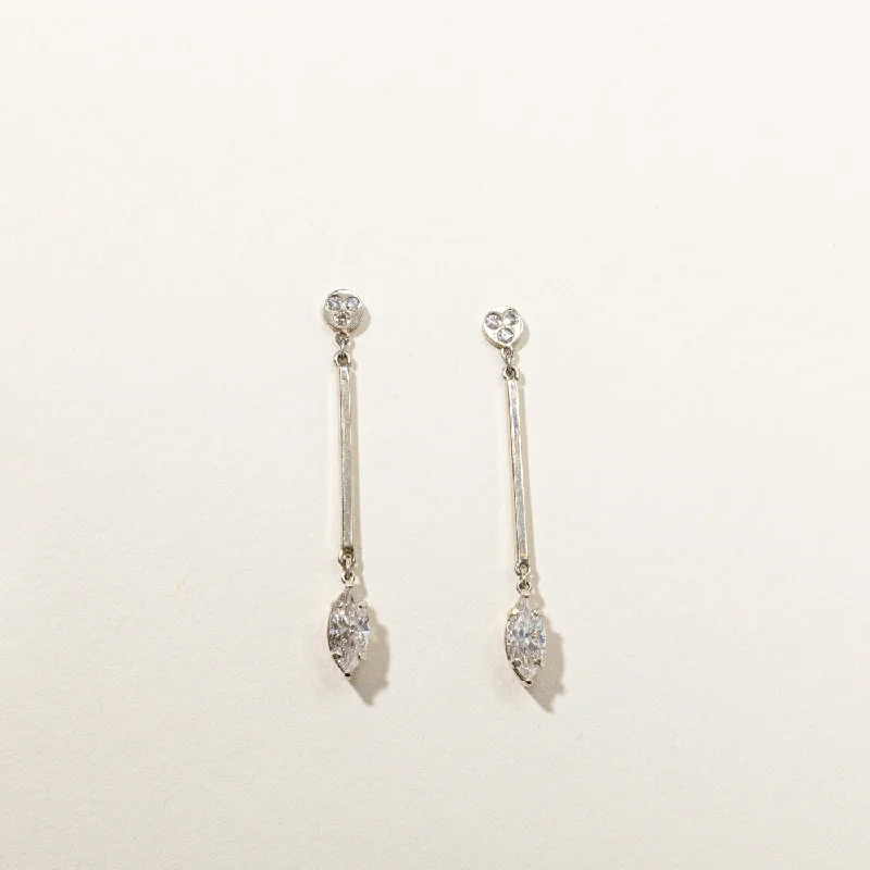 Must-Have Jewelry At Unbelievable Discounts Marquise Diamond Drop Earrings | 1.40ctw |