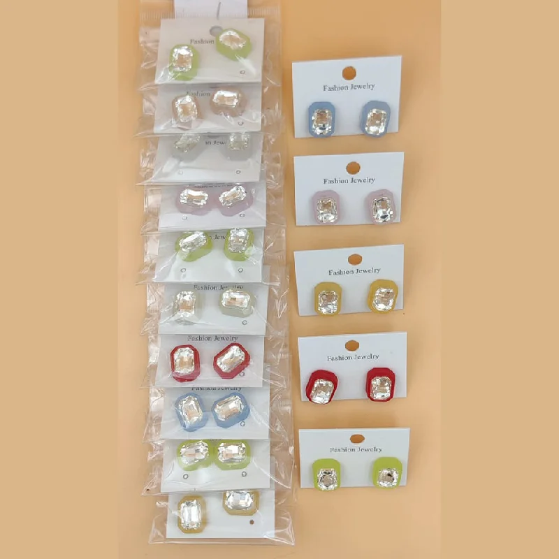 Timeless Beauty, Unbeatable Deals – Jewelry Sale On MD Art Crystal Stone Stud Earrings (Mix Color) Timeless Beauty, Unbeatable Deals – Jewelry Sale On MD Art Crystal Stone Stud Earrings (Mix Color)