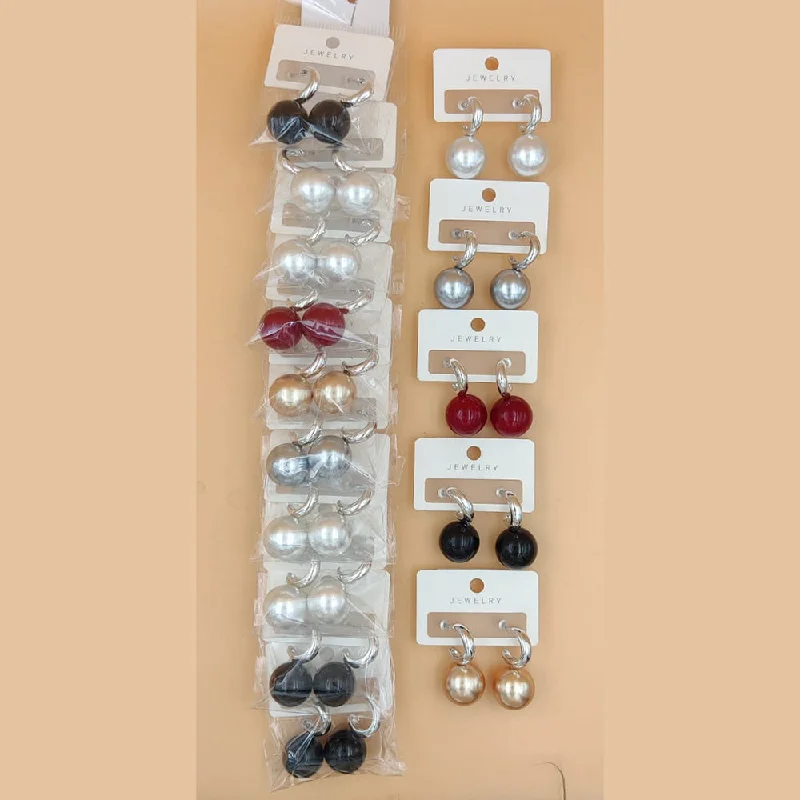 The Biggest Jewelry Sale Of The Year Is Here MD Art Silver Plated Stud Earrings (Mix Color) The Biggest Jewelry Sale Of The Year Is Here MD Art Silver Plated Stud Earrings (Mix Color)