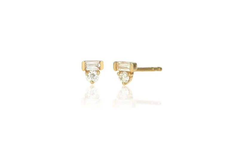 Exclusive Jewelry Sale Event – Shop Now Rachel Reid Mini Baguette and Round Diamond Stud Earrings Exclusive Jewelry Sale Event – Shop Now Rachel Reid Mini Baguette and Round Diamond Stud Earrings