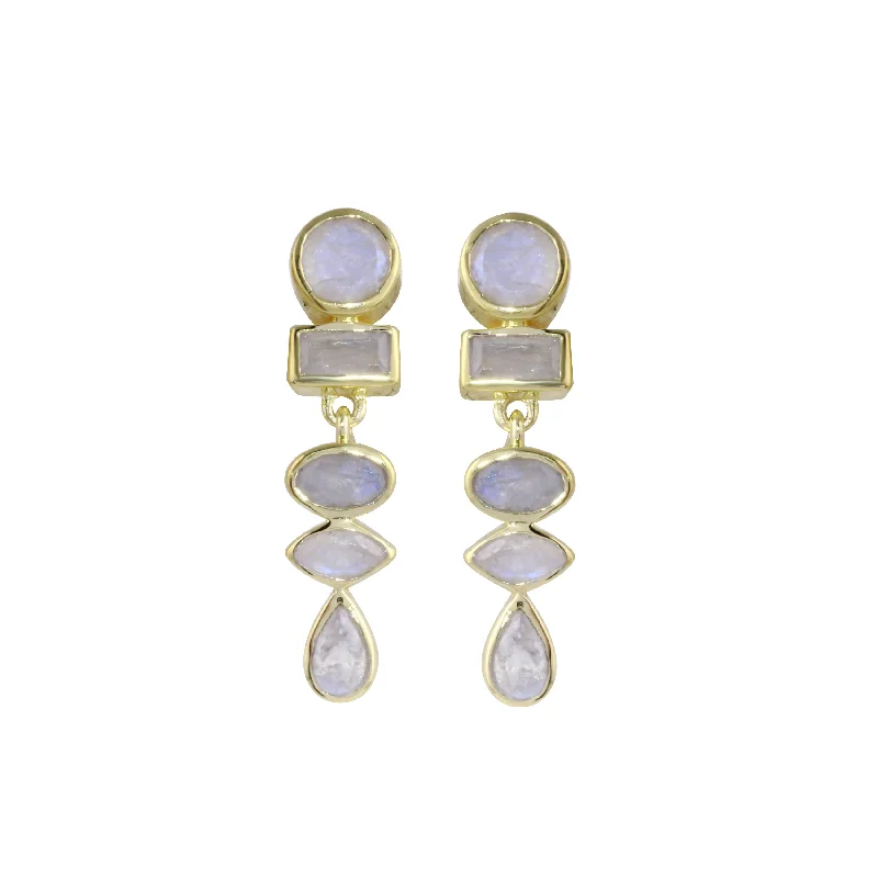 Seasonal Jewelry Deals – Elevate Your Style Multi Shape Gemstone Drop Stud Earrings Seasonal Jewelry Deals – Elevate Your Style Multi Shape Gemstone Drop Stud Earrings