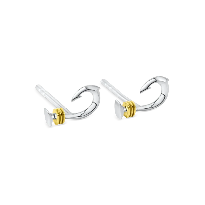 Shop High-Quality Jewelry At Jaw-Dropping Discounts Nauti Girl Hook Stud Earrings