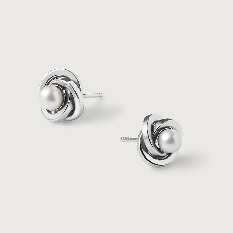 Bold And Beautiful Jewelry Now At Irresistible Prices Ocean Wave Pearl Solitaire Stud Earrings