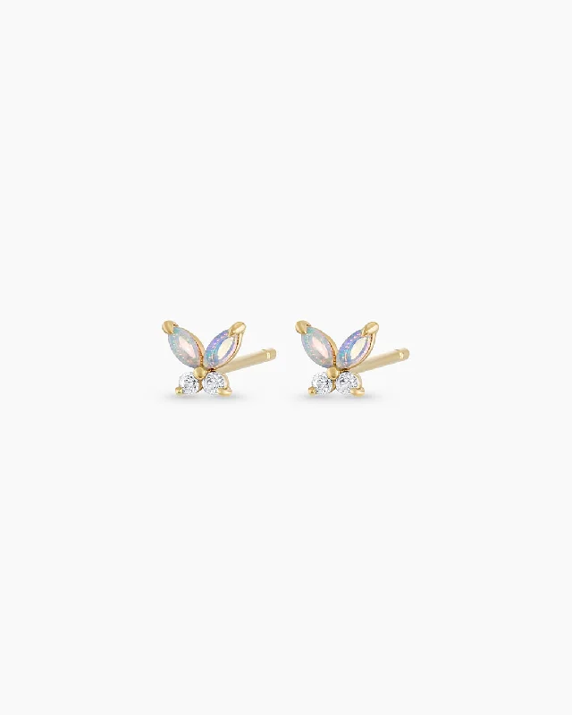 Elegant Jewelry Styles At Budget-Friendly Prices Opal Butterfly Studs