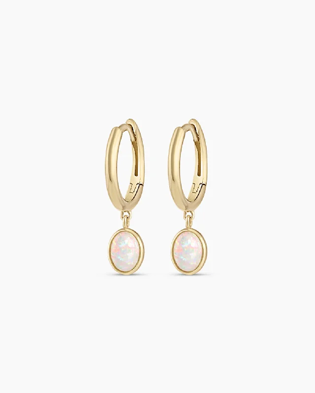 Personalized Jewelry Sale – Meaningful Gifts At Great Prices Opal Oval Huggies