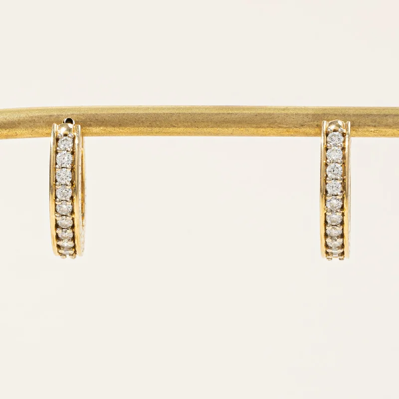 The Ultimate Jewelry Sale – Exclusive Styles At Great Prices Ornate Diamond Huggie Earrings | 0.66ctw |