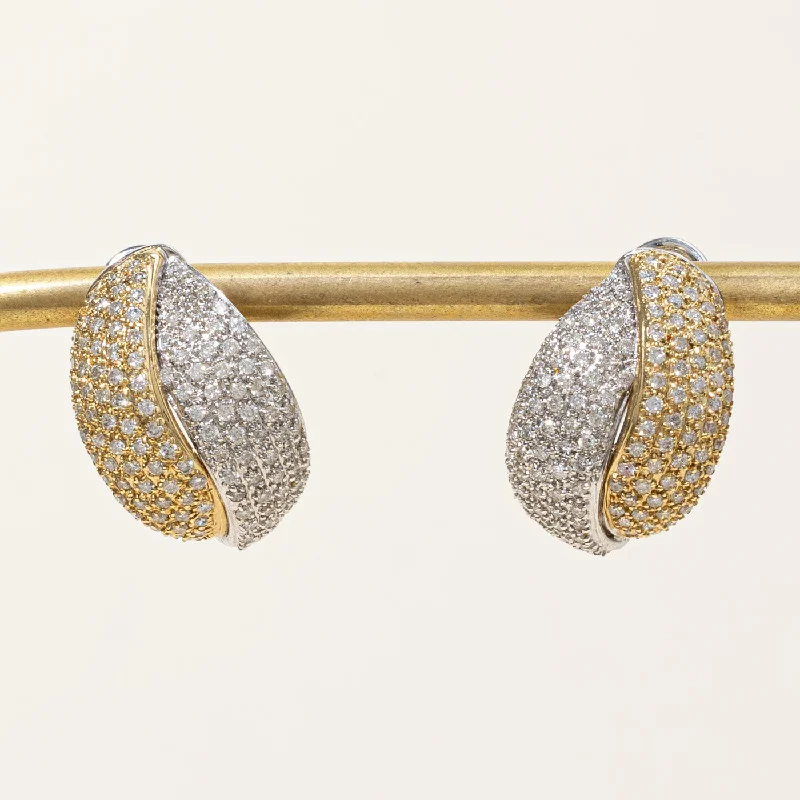 Unique Jewelry For Less – Shop The Sale Now Pave Set Diamond Earrings | 1.65ctw |