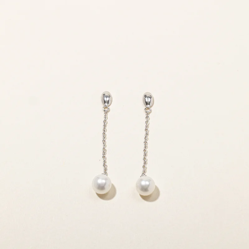 Unlock Unbeatable Jewelry Deals Before They’Re Gone Pearl & Diamond Dangle Earrings | 0.06ctw |