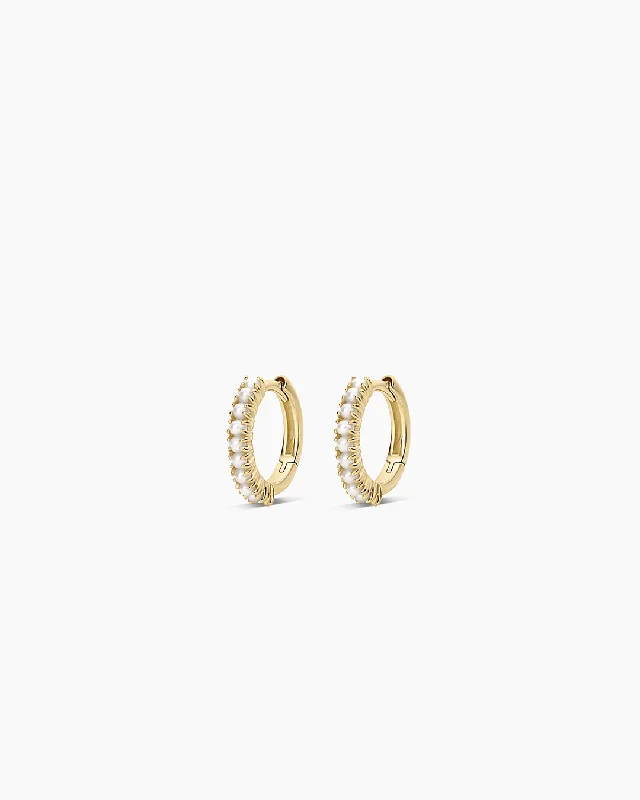 The Perfect Jewelry Piece At The Perfect Price Pearl Row Huggies