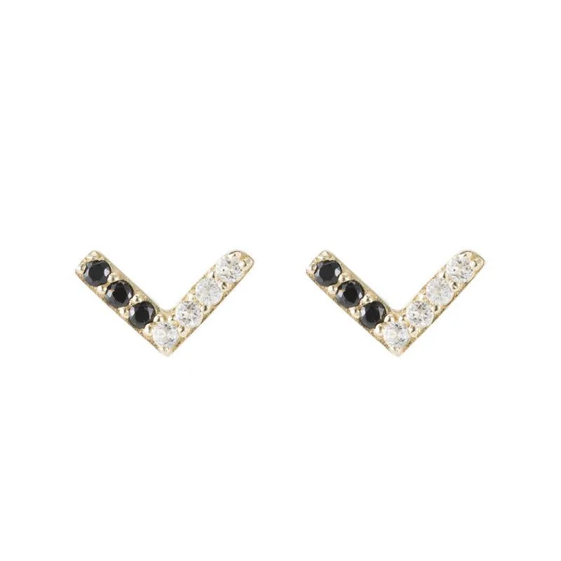 Limited-Stock Jewelry Sale – Once It's Gone, It's Gone Portland Pavé Chevron Stud Earrings Limited-Stock Jewelry Sale – Once It's Gone, It's Gone Portland Pavé Chevron Stud Earrings