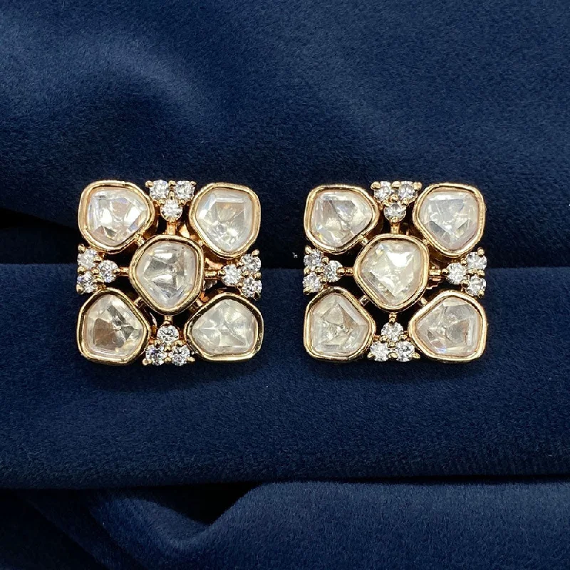 Premium Jewelry At Special Low Prices For A Limited Time Prime Kundan Jewellery Gold Plated Polki Kundan Stud Earrings Premium Jewelry At Special Low Prices For A Limited Time Prime Kundan Jewellery Gold Plated Polki Kundan Stud Earrings