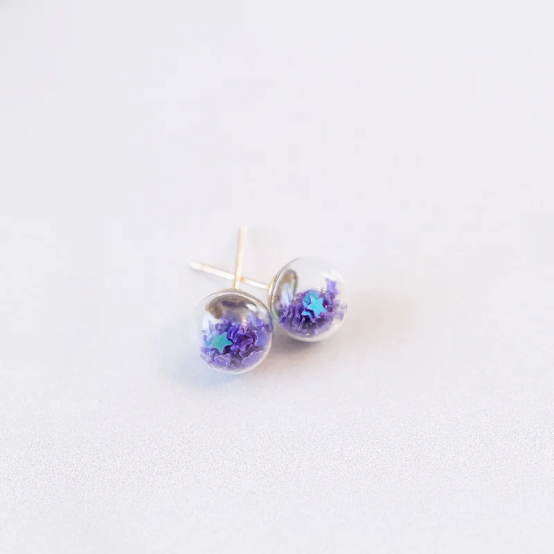 Jewelry Clearance Sale – Final Reductions Purple | Mini Star Confetti Stud Earrings