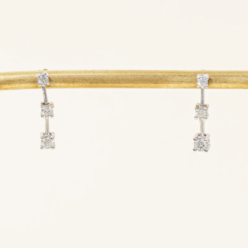 Flash Sale On Stunning Jewelry – Don't Miss Out Diamond Column Earrings | 0.36ctw |
