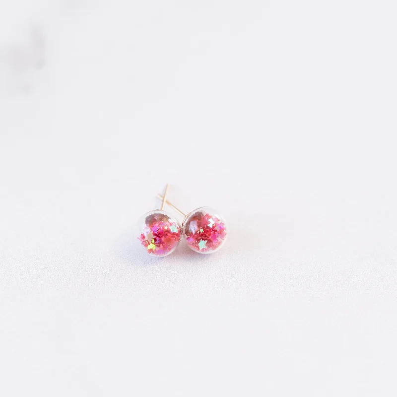Sparkle More For Less – Jewelry Sale Happening Now Raspberry Red | Mini Star Confetti Stud Earrings Sparkle More For Less – Jewelry Sale Happening Now Raspberry Red | Mini Star Confetti Stud Earrings