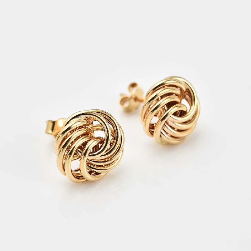 Best Jewelry Deals – Premium Quality At Exclusive Discounts 9k Yellow Gold Rose Petals Stud Earrings