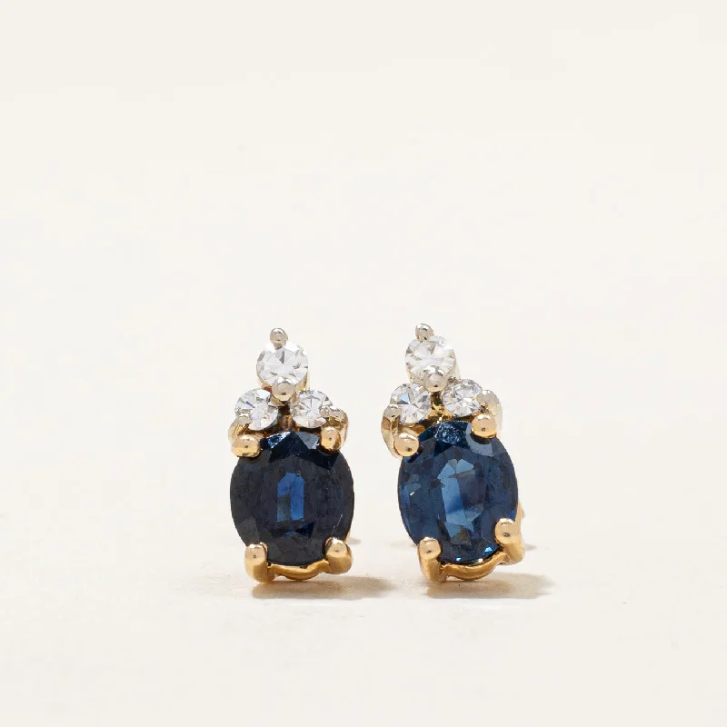 Limited-Stock Jewelry Sale – Once It's Gone, It's Gone Sapphire & Diamond Earrings | 1.20ctw, 0.14ctw |