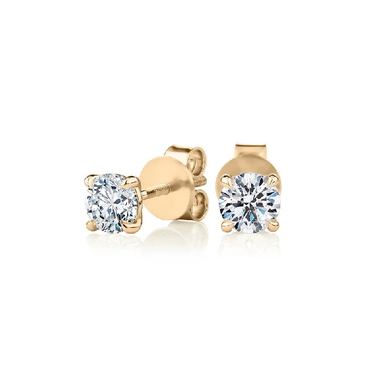 Must-Have Jewelry At Irresistible Discounts Signature Simulant Diamond 1.00 carat* TW round brilliant stud earrings in 10 carat yellow gold Must-Have Jewelry At Irresistible Discounts Signature Simulant Diamond 1.00 carat* TW round brilliant stud earrings in 10 carat yellow gold