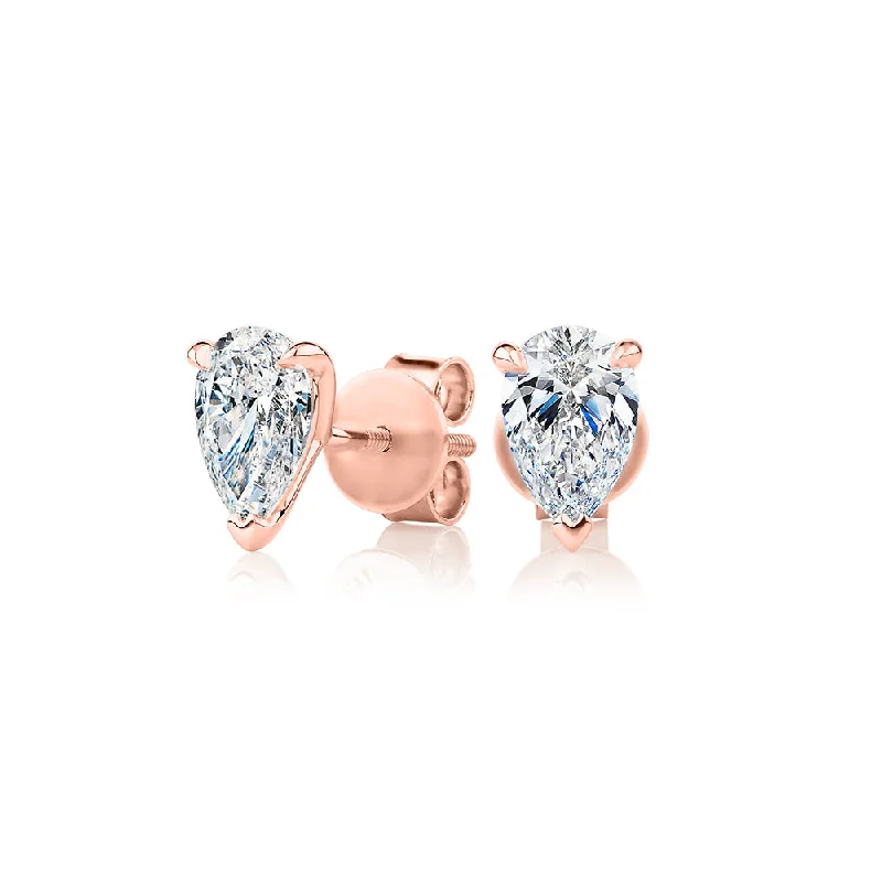 The Ultimate Jewelry Sale – Exclusive Styles At Great Prices Signature Simulant Diamond 1.40 carat* TW pear stud earrings in 10 carat rose gold The Ultimate Jewelry Sale – Exclusive Styles At Great Prices Signature Simulant Diamond 1.40 carat* TW pear stud earrings in 10 carat rose gold