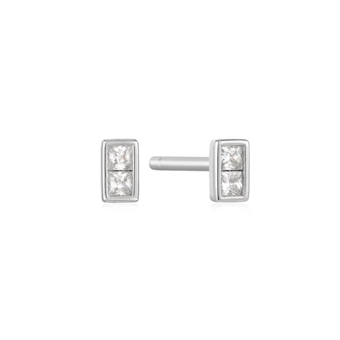 Elegant Jewelry Pieces At Unbelievable Prices Silver Glam Mini Stud Earrings