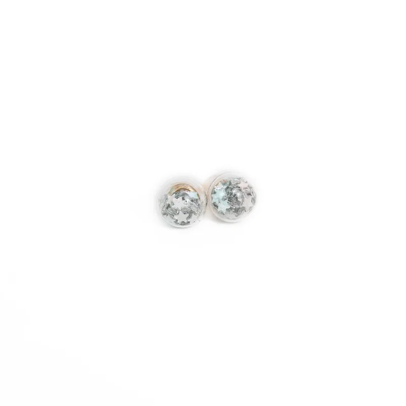 Breathtaking Jewelry, Breathtaking Prices Silver | Mini Star Confetti Stud Earrings