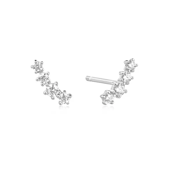 Exclusive Jewelry Sale – Shine For Less Sparkle Climber Stud Earrings in Sterling Silver Exclusive Jewelry Sale – Shine For Less Sparkle Climber Stud Earrings in Sterling Silver