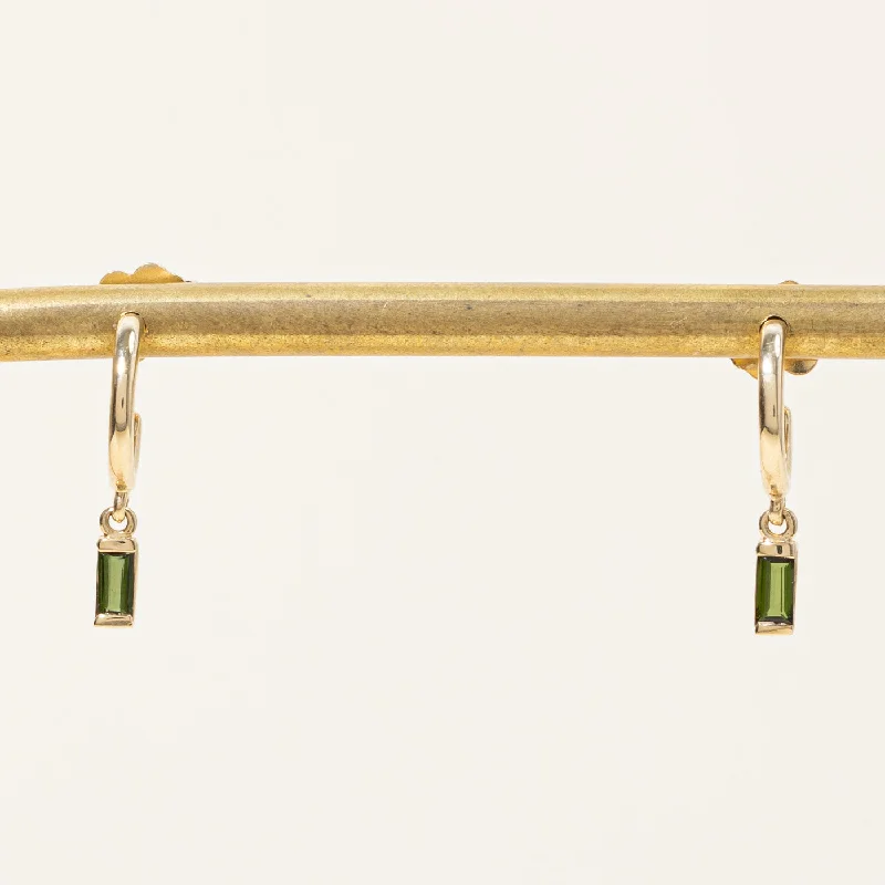 Buy More, Save More – Special Jewelry Discounts '100 Ways' Tourmaline Charm Hoop Earrings | 0.24ctw |