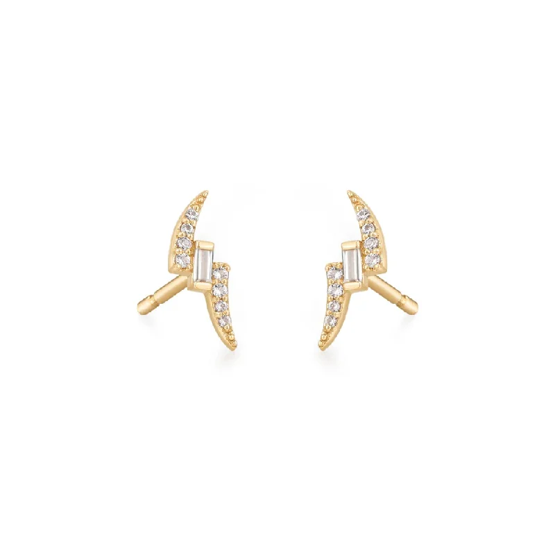Last Chance To Grab Your Favorite Jewelry At A Discount White Sapphire Curved Stud Earrings Last Chance To Grab Your Favorite Jewelry At A Discount White Sapphire Curved Stud Earrings