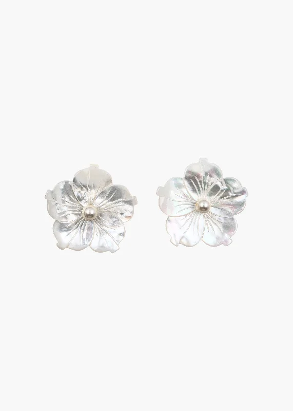 Modern Jewelry At Exclusive Discounts – Shop Today Zia Stud Earrings -- Mother of Pearl