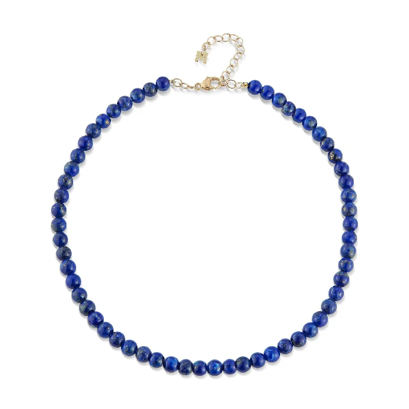 Premium Diamond Jewelry At Once-In-A-Lifetime Discounts 14kt 4mm Lapis Beaded Bracelet