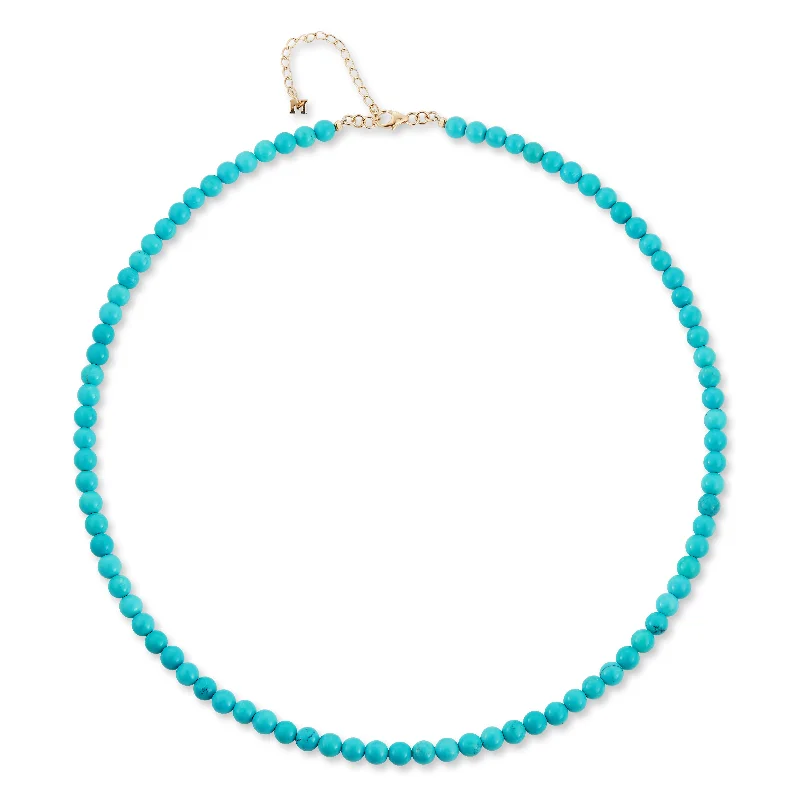 Shine In Style – Shop Jewelry Discounts Today 14kt 4mm Round Turquoise Bracelet