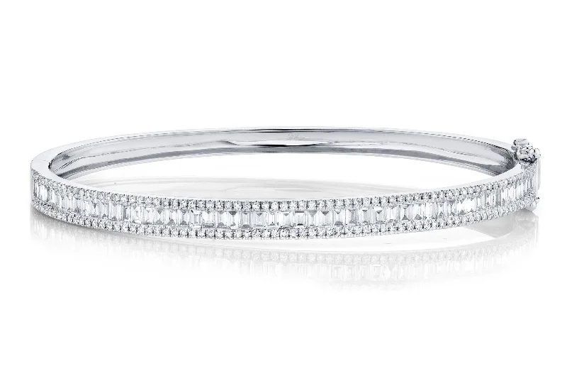 Unmissable Jewelry Discounts – Elevate Your Look For Less Shy Creation Baguette Diamond Bangle Bracelet Unmissable Jewelry Discounts – Elevate Your Look For Less Shy Creation Baguette Diamond Bangle Bracelet