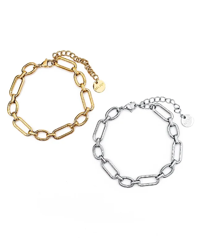 Get Ready To Sparkle – Special Jewelry Discounts Bailey Chain Link Bracelet || Choose Color Get Ready To Sparkle – Special Jewelry Discounts Bailey Chain Link Bracelet || Choose Color