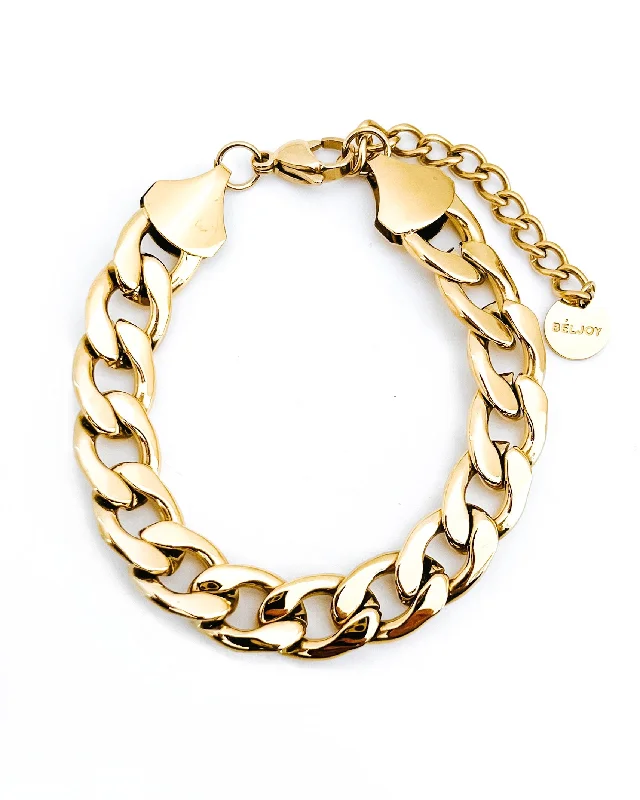 Fashion-Forward Geometric Jewelry For Contemporary Style Beckett Cuban Chain Bracelet || Unisex