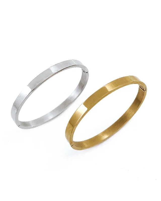 Dazzle In Elegance With Our Biggest Jewelry Sale Carla Bangle Bracelet || Choose Color