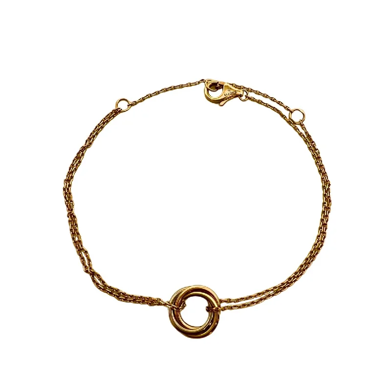High-Quality Gemstone Jewelry For Special Occasions Cartier 18K Gold Trinity Bracelet