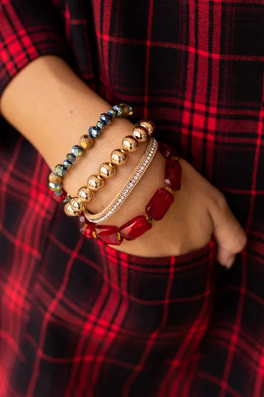 High-End Jewelry, Now More Affordable Than Ever Christmas Babe Four Strand Bracelet