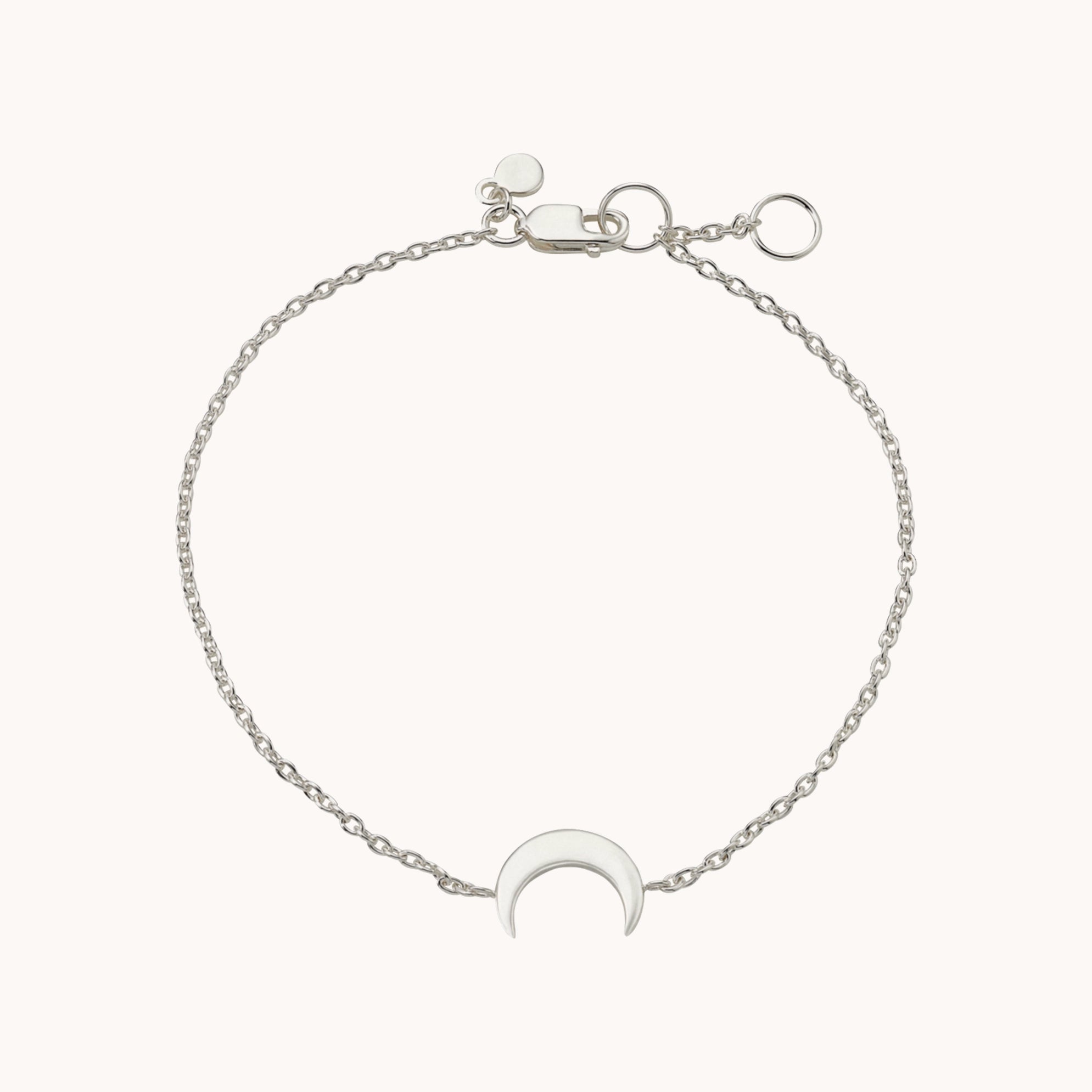 Stunning Jewelry At A Fraction Of The Price crescent moon bracelet silver - sterling silver