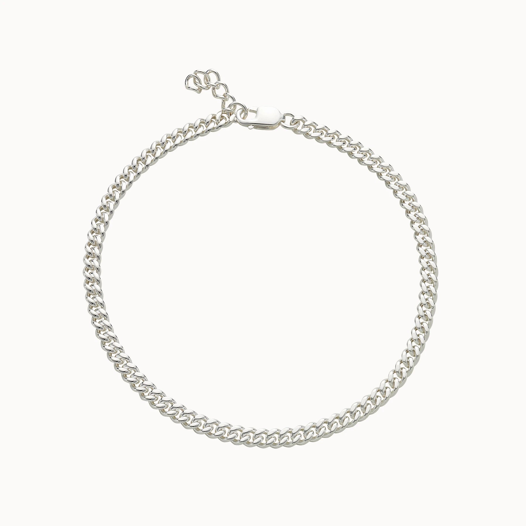 Affordable Luxury Jewelry For Every Occasion curb silver bracelet - sterling silver