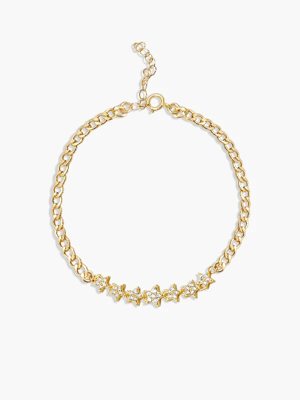 Limited-Time Offer On Premium Jewelry Collections Cuban Link Star Bracelet