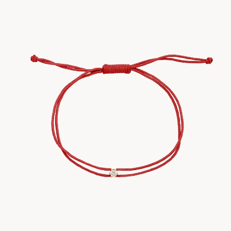 Upgrade Your Collection With Our Limited-Time Jewelry Sale the nova diamond red cord bracelet - 10k yellow gold, diamond, red nylon Upgrade Your Collection With Our Limited-Time Jewelry Sale the nova diamond red cord bracelet - 10k yellow gold, diamond, red nylon