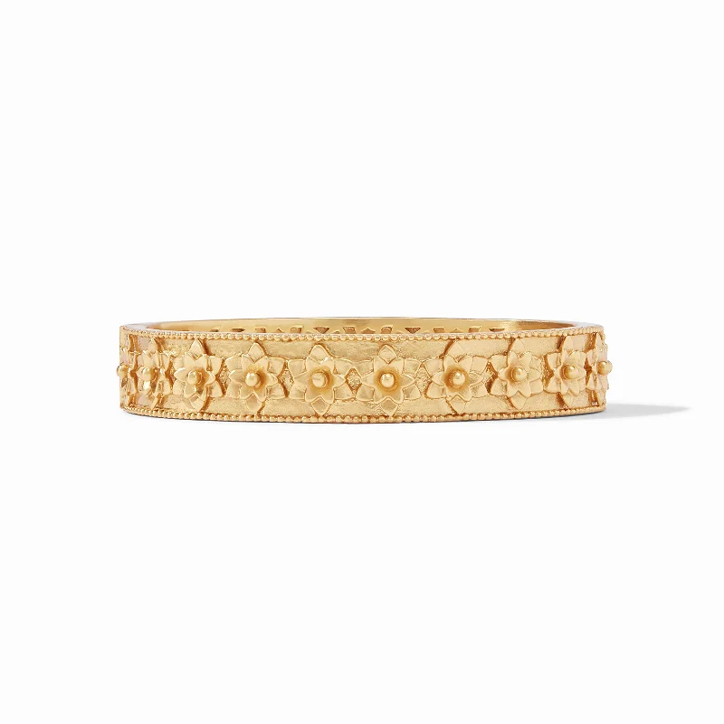 Eco-Friendly Sustainable Jewelry For Conscious Buyers Flora Hinge Bangle