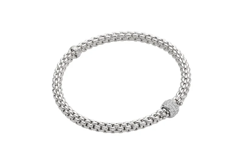 Elegant Necklaces And Bracelets At Limited-Time Offers FOPE 'Solo' Pave Diamond Stretchy Bracelet (634B)